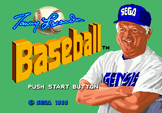 Заставка игры Tommy Lasorda Baseball